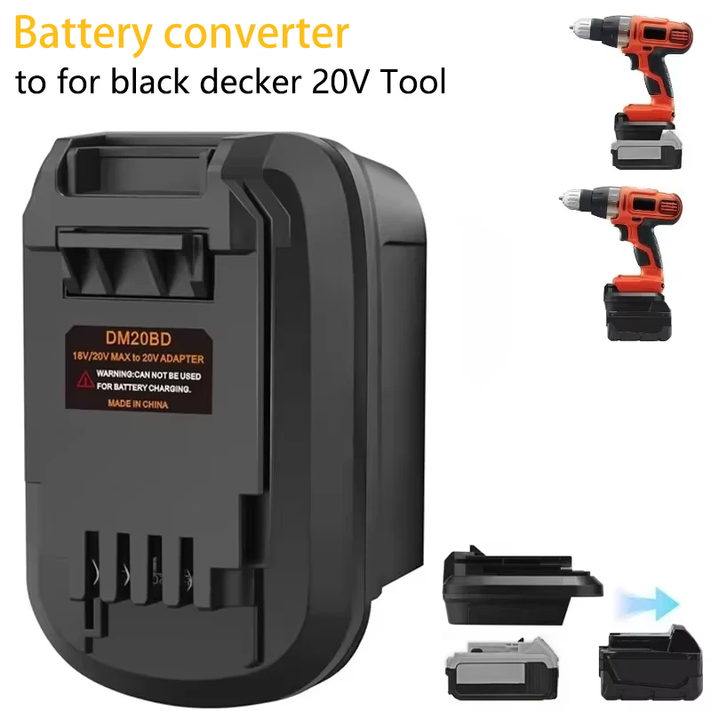 Black+Decker Tool Cordless - Adapter voor Black & Decker gereedschap
