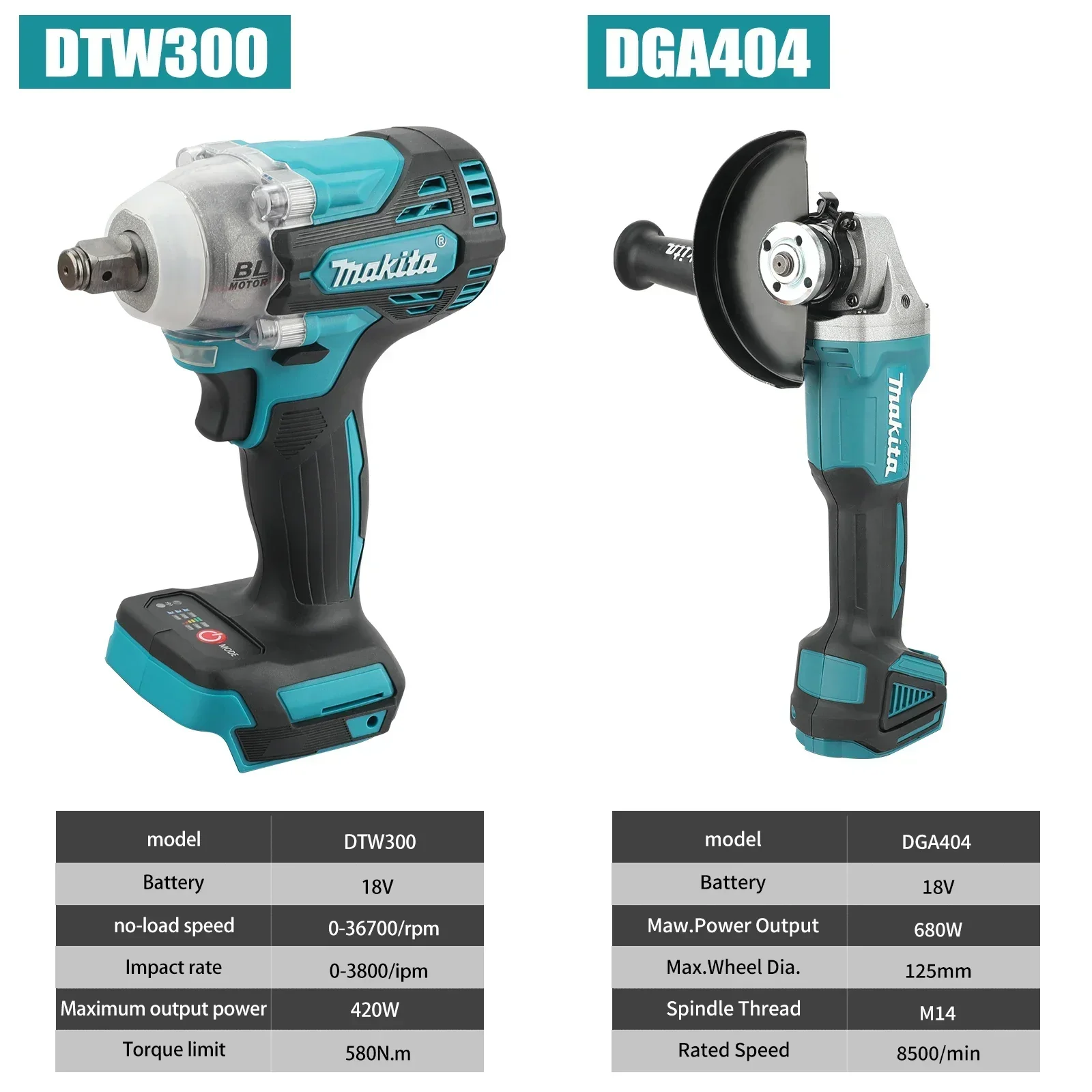 Makita 18V Dual Tool Set DTW30 - Makita Drill Dtw300 recensie en prijs