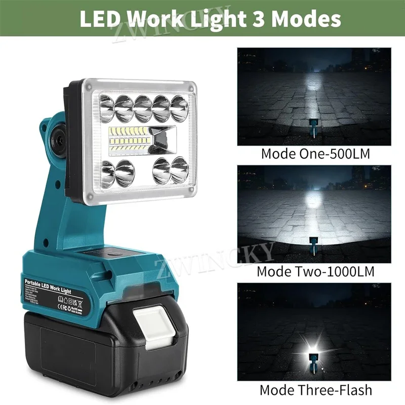 Draadloze werklamp LED-zaklamp - Black+Decker Tool Cordless recensie en prijs