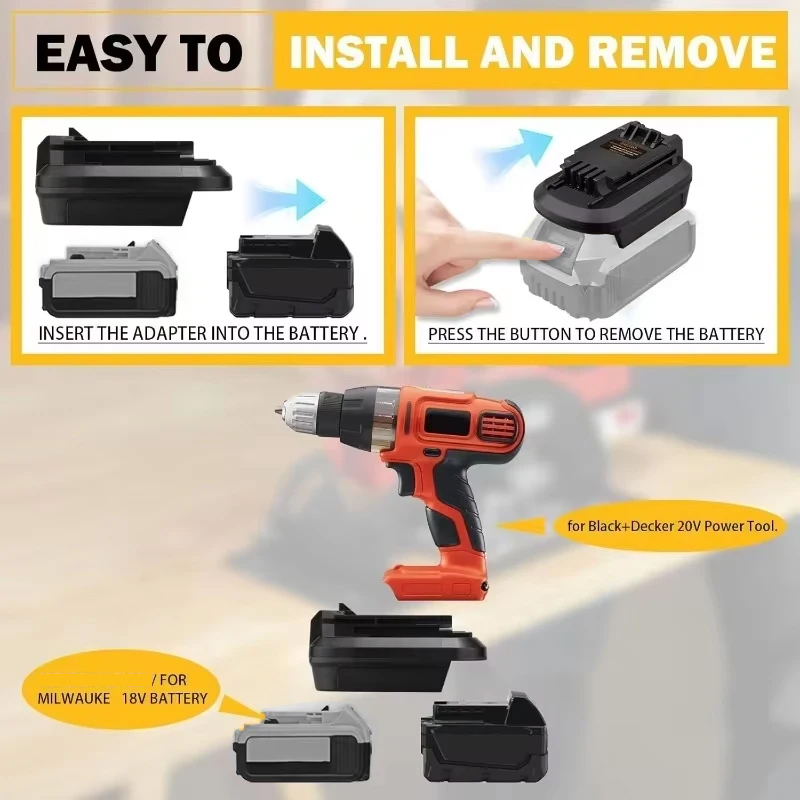 Adapter voor Black & Decker ge - Black+Decker Tool Cordless recensie en prijs