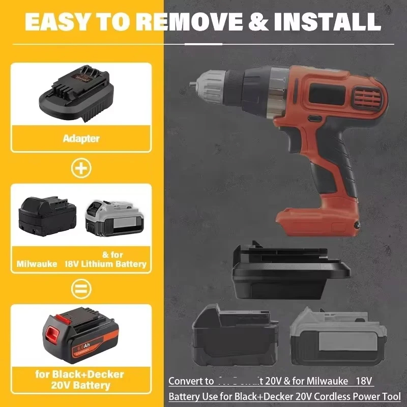 Adapter voor Black & Decker ge - Black+Decker Tool Cordless recensie en prijs