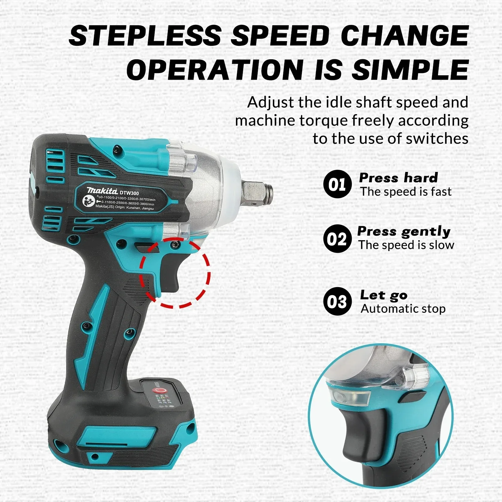 Makita DTW300 18V Borstelloze  - Makita Drill Dtw300 recensie en prijs