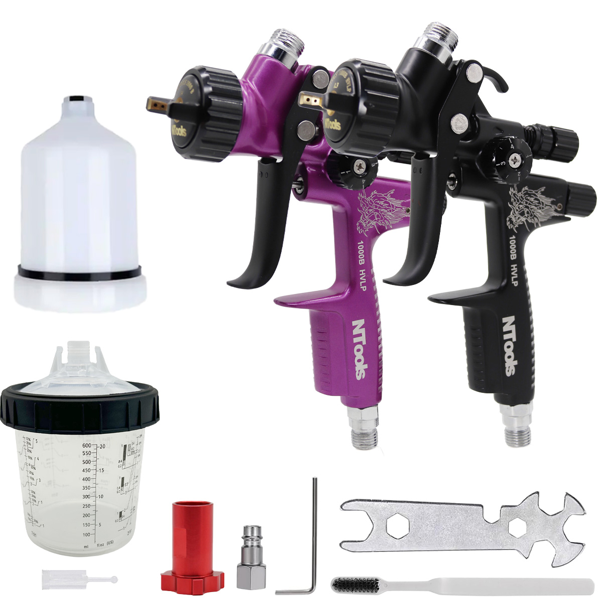 1,3 mm verfspuitpistool en 1,4 - Spray Paint Primer recensie en prijs