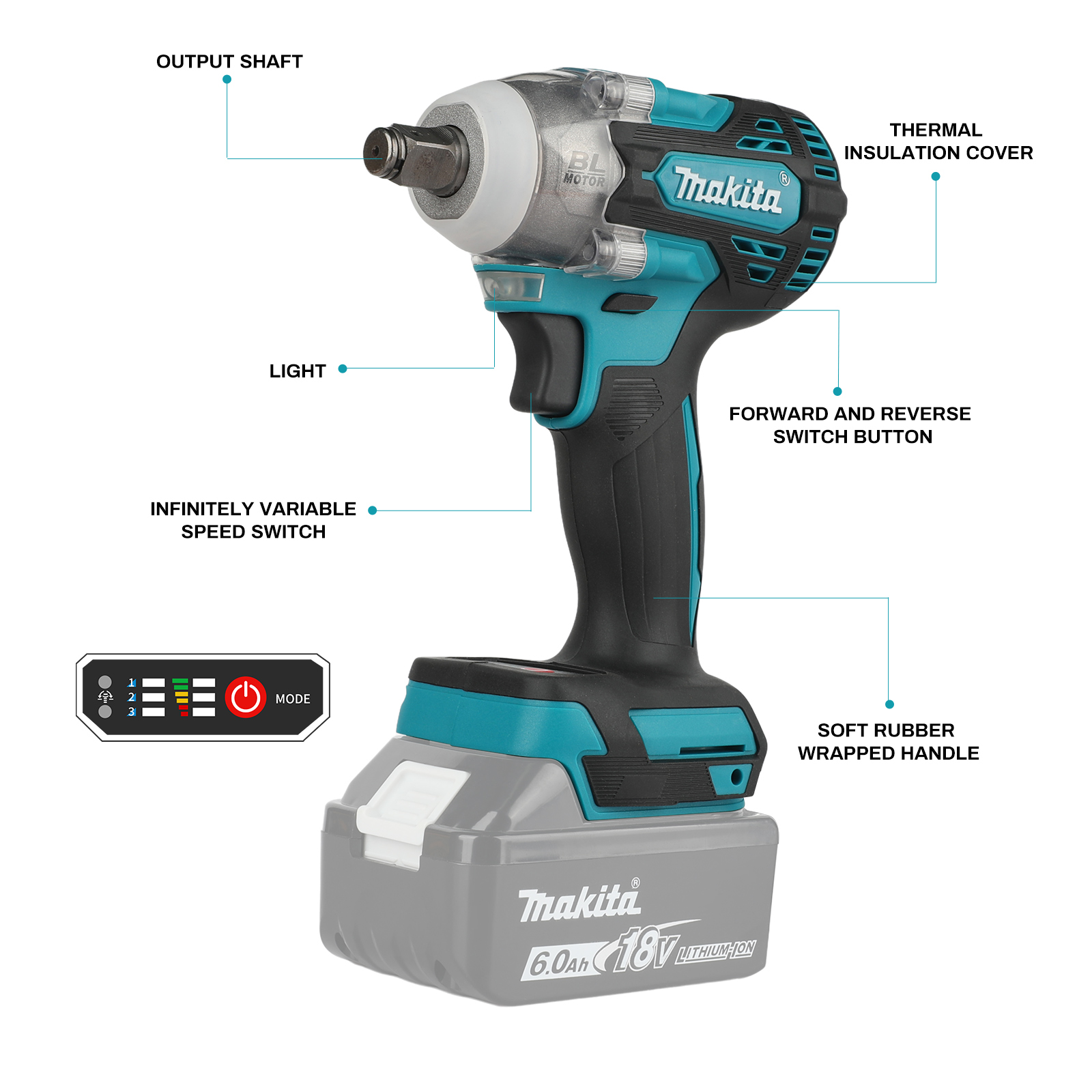 Makita DTW300 accu-slagmoersle - Makita Drill Dtw300 recensie en prijs